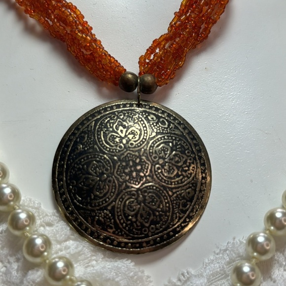 Vintage Boho Layered Necklace Set - Picture 8 of 9